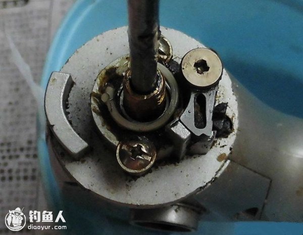 逆止开关在"off"位置在轮子上还有一个逆止开关,它有"off"和"on"两个