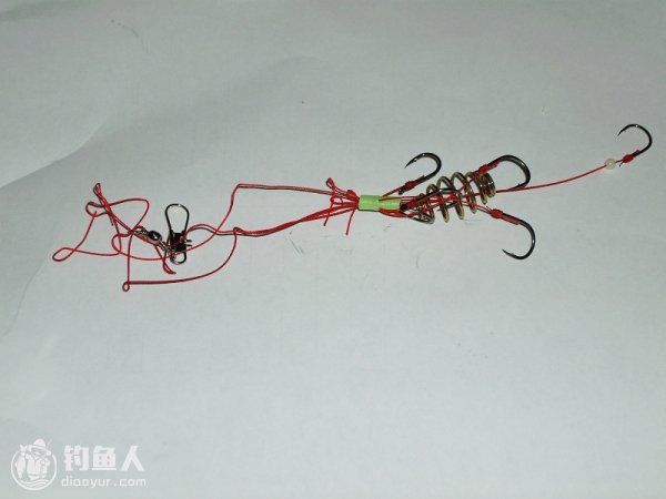 海竿库钓大鱼的钓组制作图解