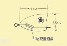 路亚diy小不点波趴拟饵的制作图解