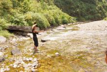 冬季山溪走钓石斑鱼的技巧