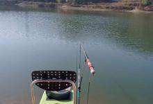 早春野钓水库全攻略，个体大聚窝快，水底地形很重要