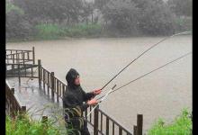 下雨天钓鱼，季节不同，钓点深浅选择有讲究