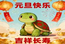 新的一年，愿你与爱龟共赴“慢”妙旅程！