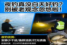 夜钓真没白天好钓？别被老观念忽悠了！野钓夜钓才是爆护密码