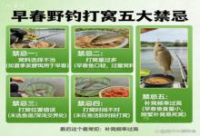 早春野钓打窝半天不发窝？5大禁忌必避开，最后一个90%钓友都踩过！