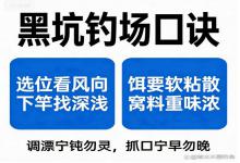 黑坑选场别瞎选！4句实战口诀，避开坑场，新手也能少花钱多上鱼