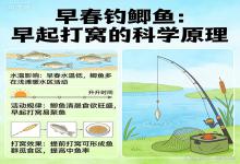 早春钓鲫鱼，早起打窝才是王道！看完这篇，再也不用守空窝