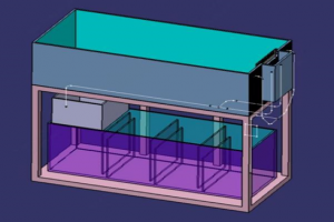 福州鱼友1米3三湖岩栖缸超详细开缸分享，全套不到4K