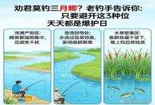 劝君莫钓三月鲫？老钓手揭秘：避开这 3 种位置，春季天天爆护不是梦