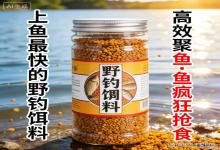 野钓党狂喜！这款高效聚鱼饵料，抛竿就有口，鱼群疯狂抢食不空军！