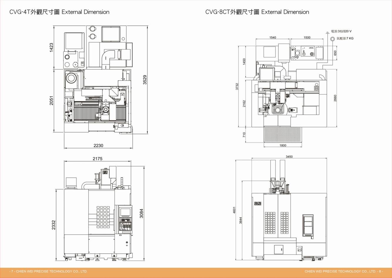 中国台湾建韦 CHIENWEI 2021立式磨床目录