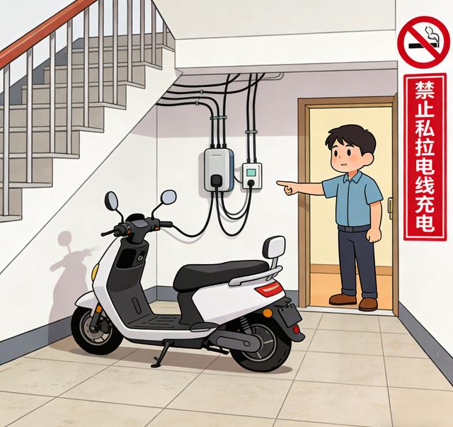 楼道违规用电太危险！这4类行为必须立刻叫停
