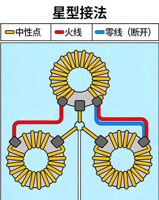 高级电工精讲：三相平衡负载下，为啥三根火线就能干活不用零线？