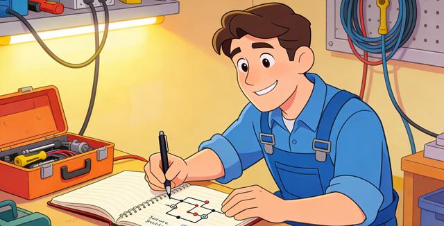 高级电工修电路从不靠猜：全靠这4步推理定位故障