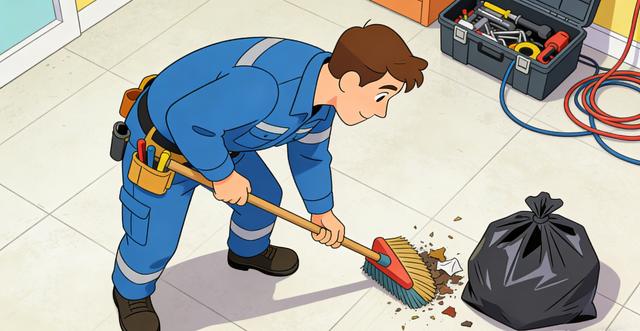 合格电工和混子电工,差距全在小动作里