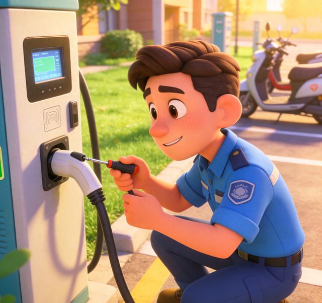 小区充电桩使用指南，安全细节要牢记