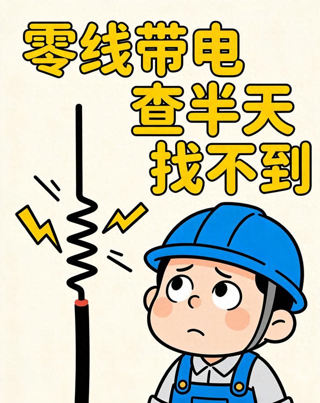 零线带电找不到原因？高级电工三步定位法，一查一个准！