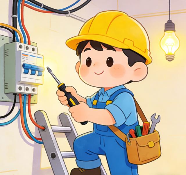 合格电工和混子电工,差距全在小动作里