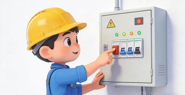 合格电工和混子电工,差距全在小动作里