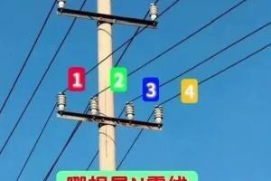 电线杆上有7根线，三根火一根零，上面三根线是干啥的？