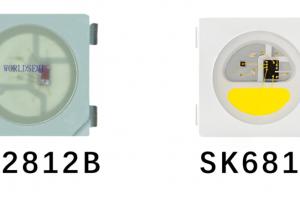 WS2812B与SK6812内置幻彩芯片的区别
