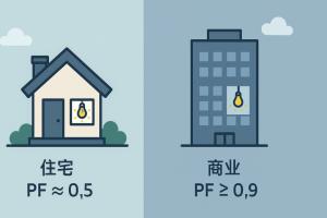 为什么家装灯具功率因数只要0.5，而工程灯具却要≥0.9？