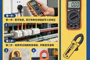 回路漏电、接地故障总跳闸?老电工手把手教你,10分钟快速锁定故障点!