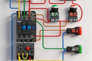 电工必看！一张图搞懂启保停带指示灯接线，新手也能秒懂
