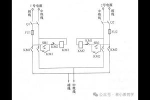 单相双电源手动互锁切换电路讲解