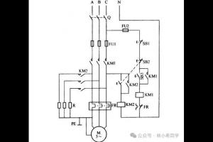 三相电机“紧急”停车制动的电路