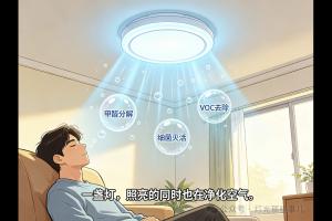光触媒照明:一盏灯=照明+除甲醛+杀菌,跨界融合新物种