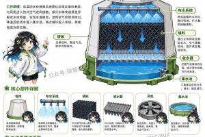 冷却塔高效运行关键：结构解析、安装规范、检修全流程