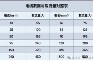 铜芯电缆选型全指南:2.5mm²~300mm²载流量、压降计算与现场选型规范
