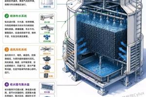 冷却塔实操手册：结构、流量估算、故障维修一站式整理