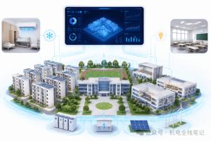 学校校园:分体空调集中管理 + 教室照明节能