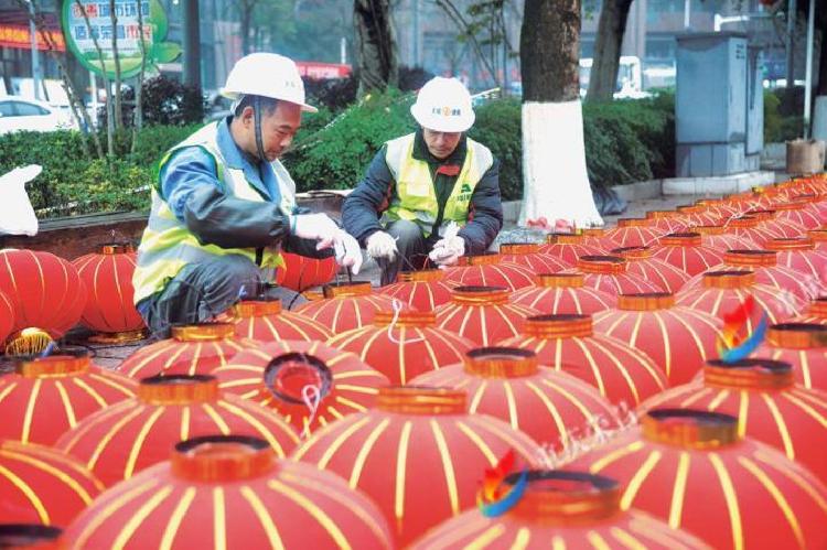 重庆荣昌去迎春灯饰本月底“亮灯”