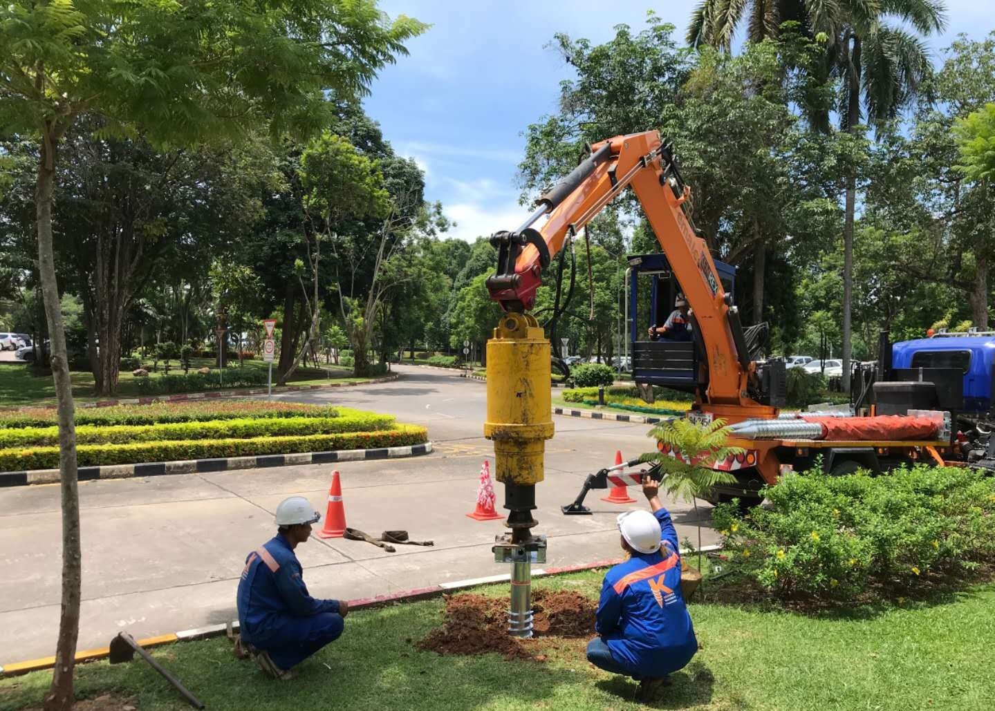 信盛科技智慧灯杆助力泰国AIS MBB项目建设