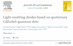 《Journal of Luminescence》：基于四元量子点的发光二极管