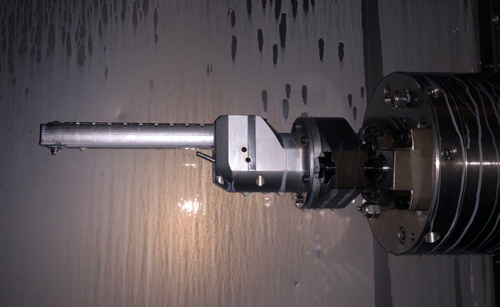 Alberti角度头轴孔键槽加工案例