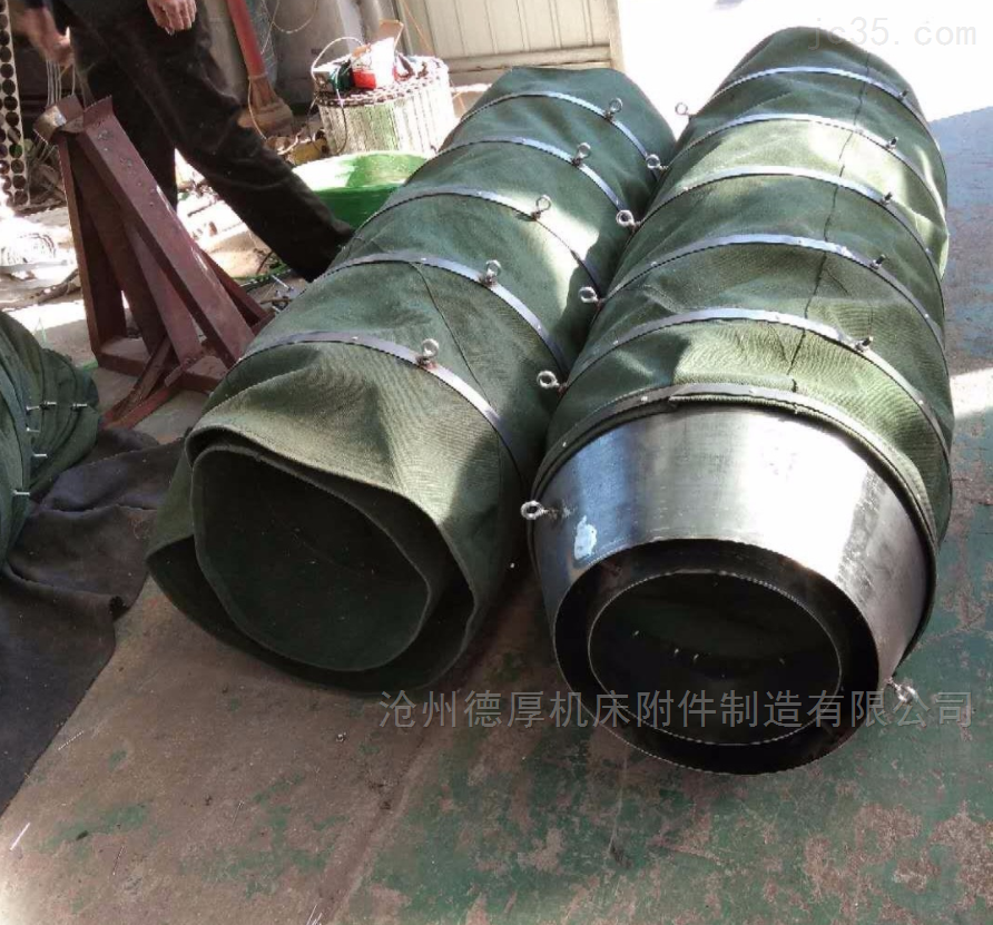 散装机伸缩布袋的特点