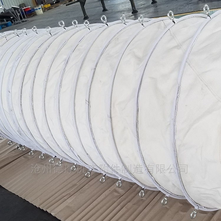 散装机伸缩布袋的特点