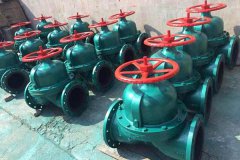 直流式衬胶隔膜阀用途结构特点