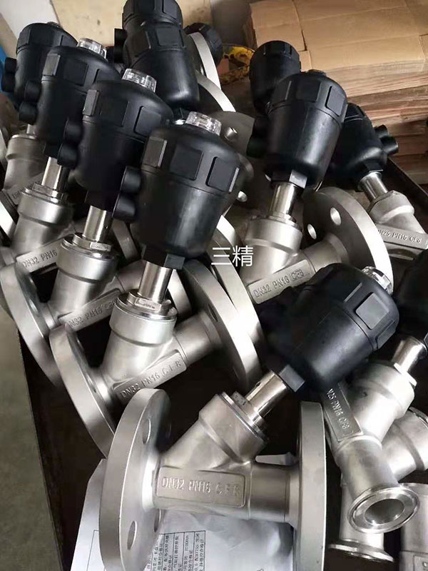 法兰气动角座阀产品用途