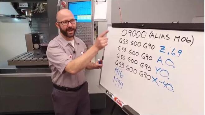 哈斯数控教您如何设置一个安全的换刀点 哈斯数控教您如何设置一个安全的换刀点