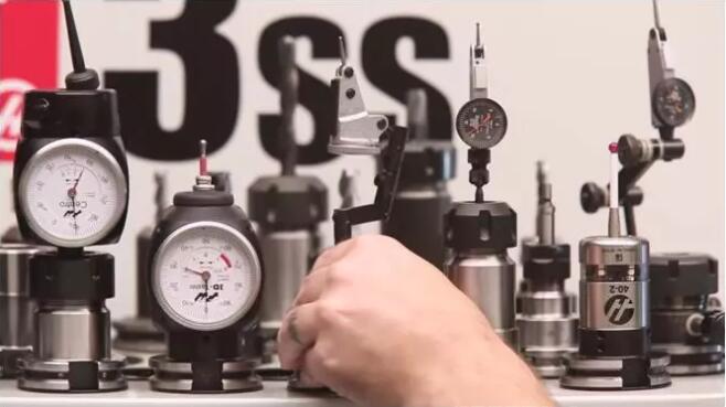 哈斯数控-如何用校表来找到孔的中心