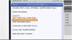 哈斯数控用M99实现循环，跳转和返回