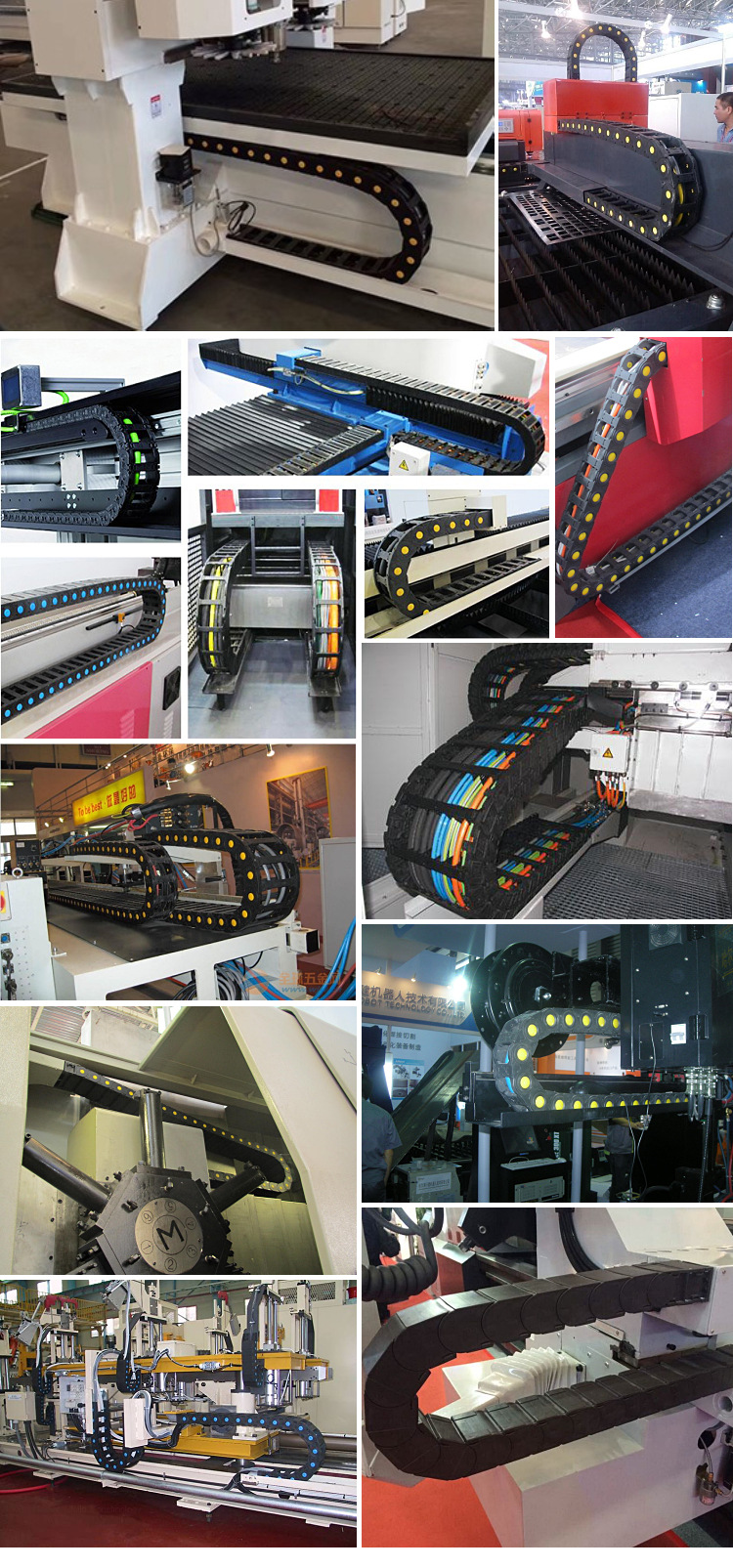 了解一下工程塑料拖链进行润滑时的注意事项