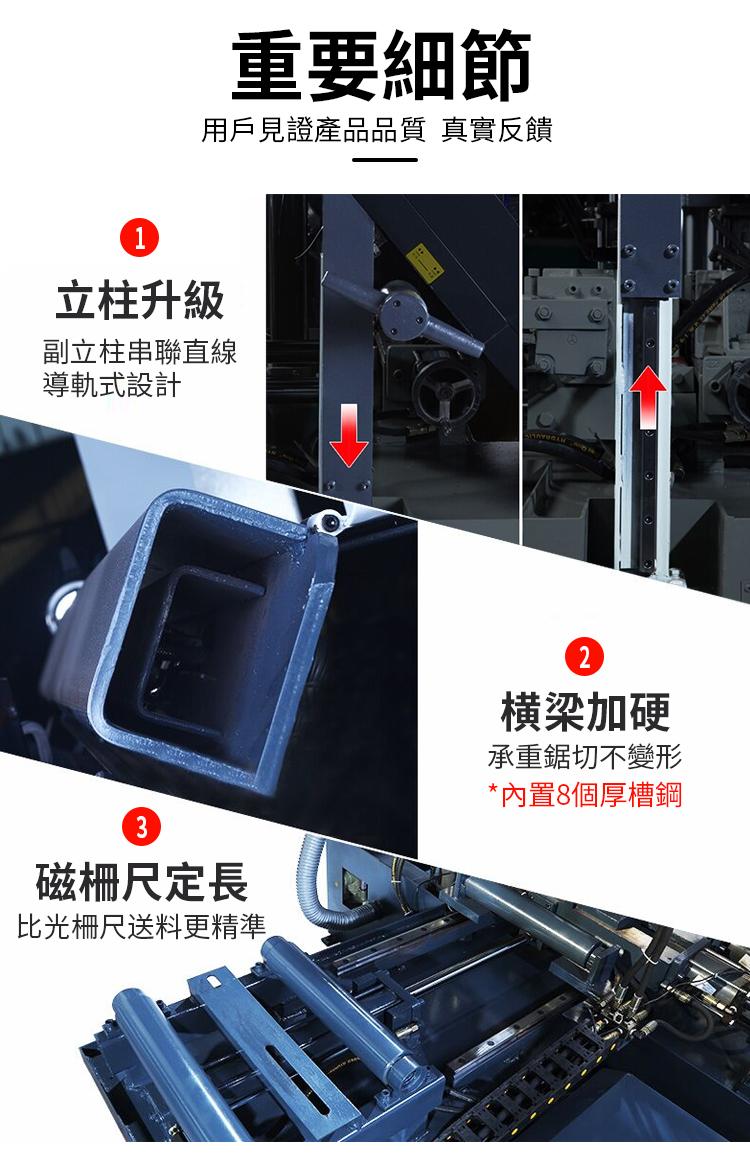 锯床广速直销GB4260金属带锯床 卧式双立柱龙门锯床 成捆切削