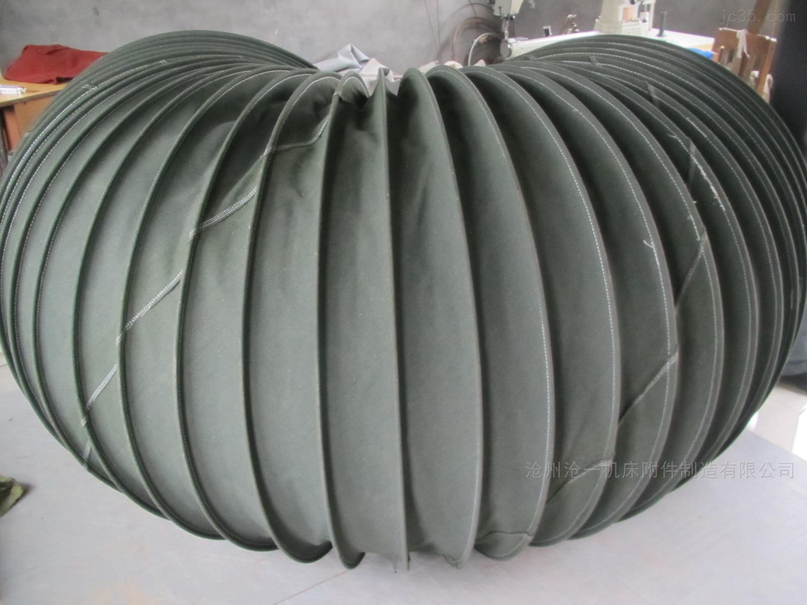 印刷机械帆布伸缩软管-强度高、既柔软又有韧性