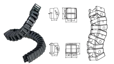 塑料拖链规格型号